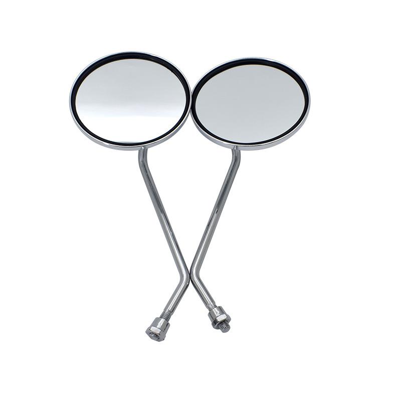 新款直销跨境贸易供货镀铬GN125/HJ125-8反光镜摩托车后视镜太子