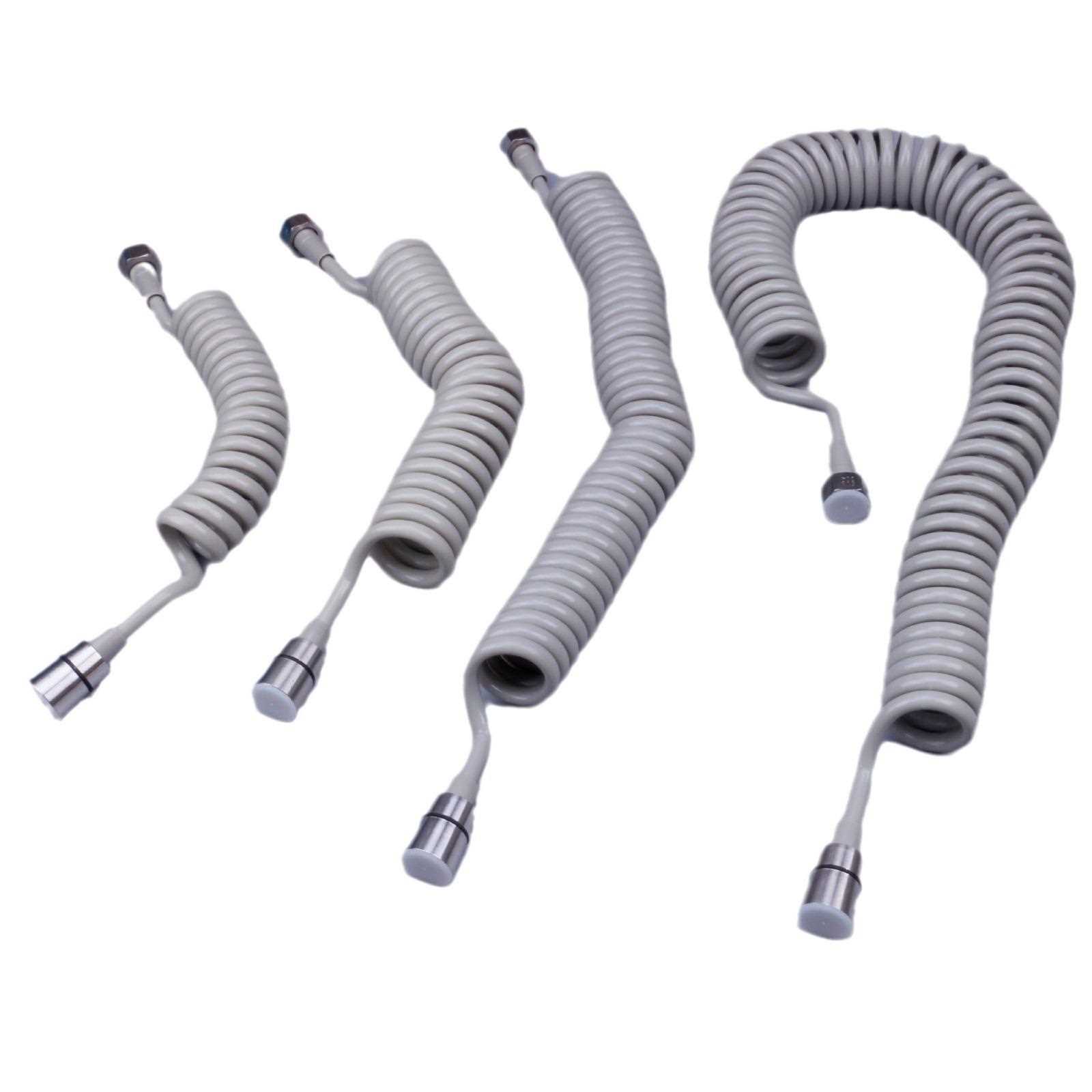 新款直销2M3米5米淋浴喷头软管弹簧妇洗器喷枪进水管电话线管伸缩