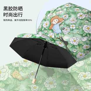 直销开学季 新款 学生专用儿童雨伞折叠伞防晒遮阳伞晴雨两用高颜值