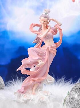 新款直销新中式创意敦煌飞天摆件客厅办公室桌面电视柜装饰品小礼