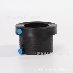 直销新款PE电熔管件法兰头 PE电熔管件给水配件黑色接头规格齐全
