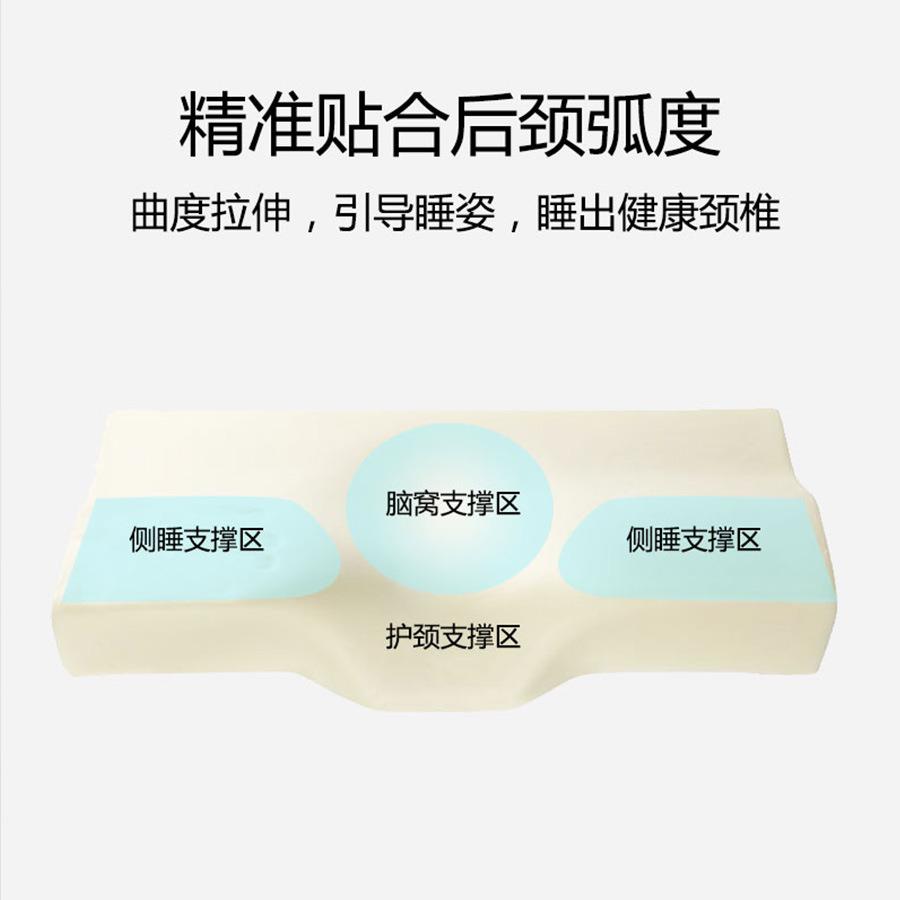 新款直销跨境护颈枕慢回弹记忆棉枕防打鼾专用颈椎分区记忆枕枕头