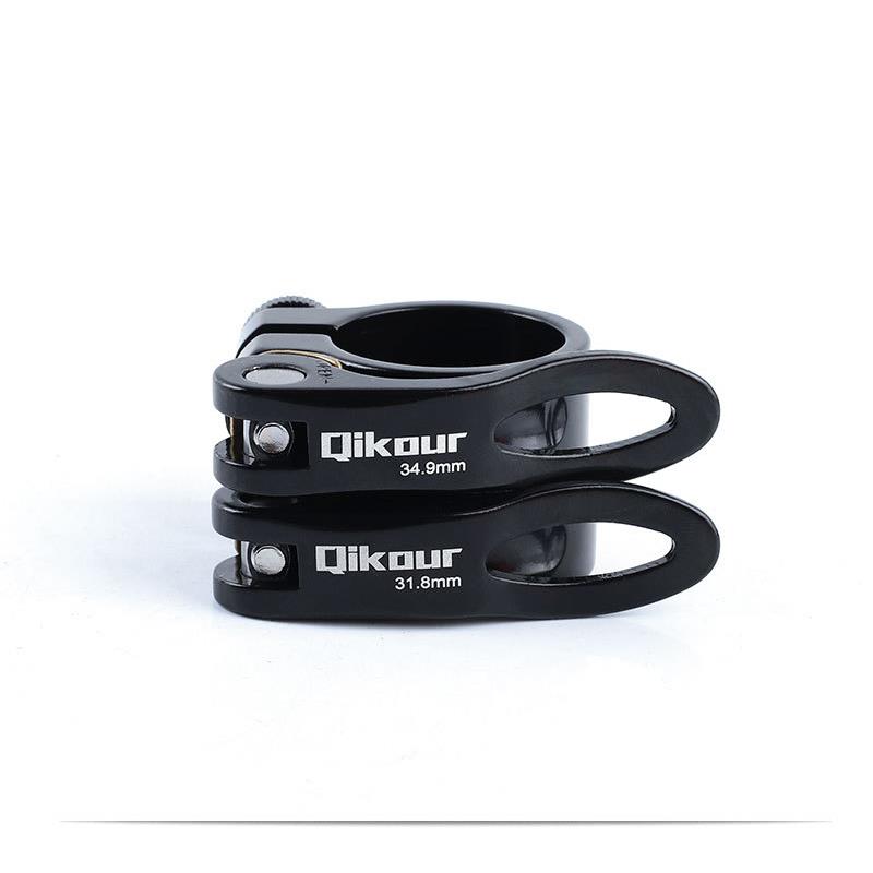 新款直销自行车管夹 铜夹片 高档管夹 镂空手柄设计34.9 31.8坐杆