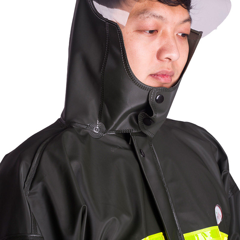 连体雨衣风衣式防暴雨雨衣长款男士劳保环卫成人加长户外全身防水