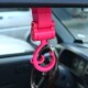 汽车顶棚拉手把手挂钩加装 挂钩车内挂物品荧光色创意车载车顶挂钩
