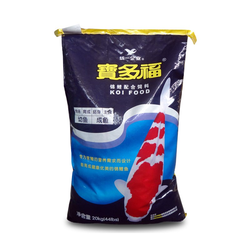 宝多福锦鲤饲料养殖专用鱼饲料鱼食金鱼通用增体增色上浮下沉鱼粮