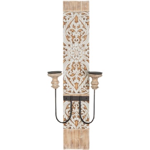 楼梯墙面装饰高级感烛台壁挂复古做旧挂件餐桌软装庭院蜡烛墙饰