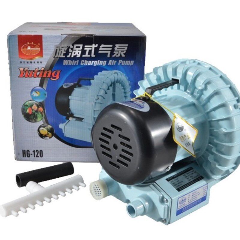 森森旋涡式HG-120/180/200/250/370海鲜鱼缸鱼池 增氧机 曝气气泵