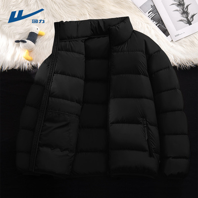 回力冬季加绒厚男士棉服2024新款