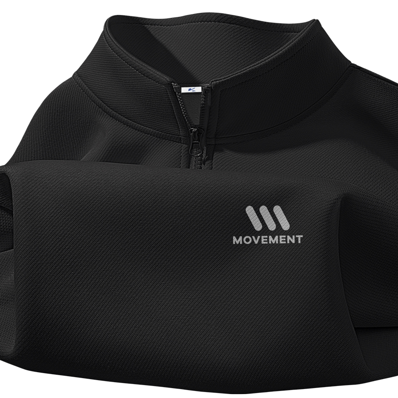 回力卫衣男加绒青少年加厚简约运动立领秋冬款痞帅休闲衣服男款C