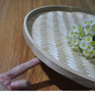 饰挂饰茶叶筛竹制工艺礼品摆饰bamboo 簸箕装 sieve 竹筛 手工竹匾