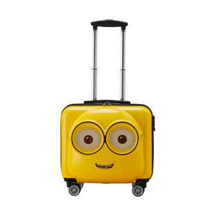 小黄人行李箱儿童旅行箱卡通小孩拉杆箱可爱20寸宝宝可坐骑登机箱