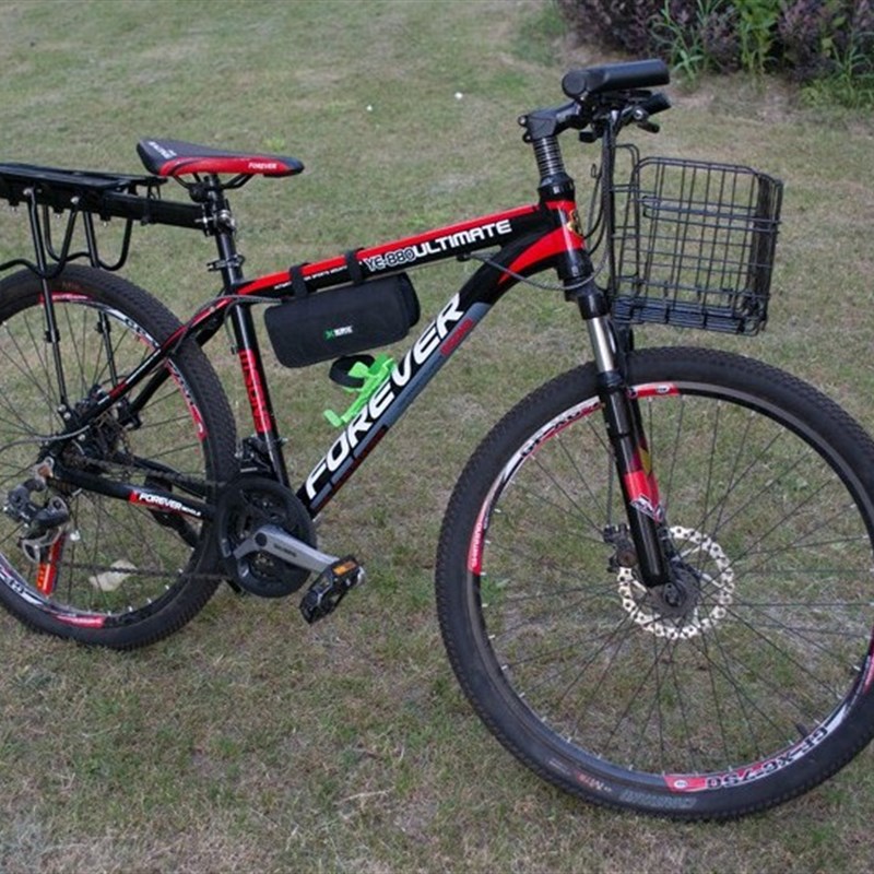 自行车篮子折叠自行车车筐山地车篮子前后车框车后座篮子可折叠