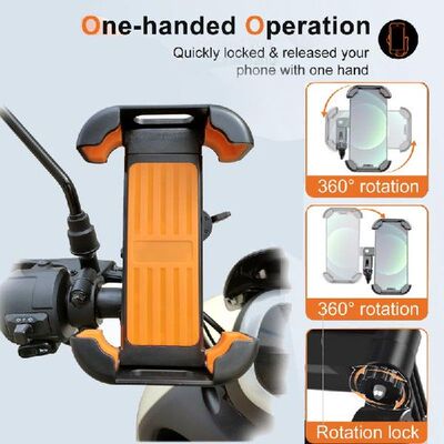 极速Bicycle Racks 360 Degree Rotating Bicycle Phone Holder