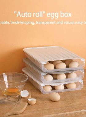 Egg Tray Box Stackable Plastic Eggs Basket Container