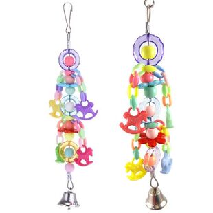 Colorful 极速Cage Bite Chewing Suspension Hanging Decoration