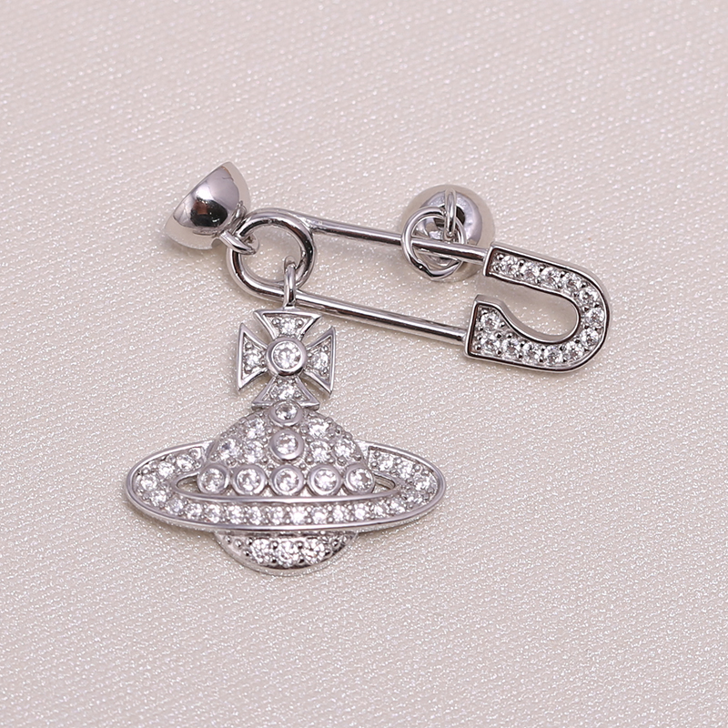 DIY配件S925银k金工艺西太後土星珍珠毛衣项链链锁扣手錬扣配饰品