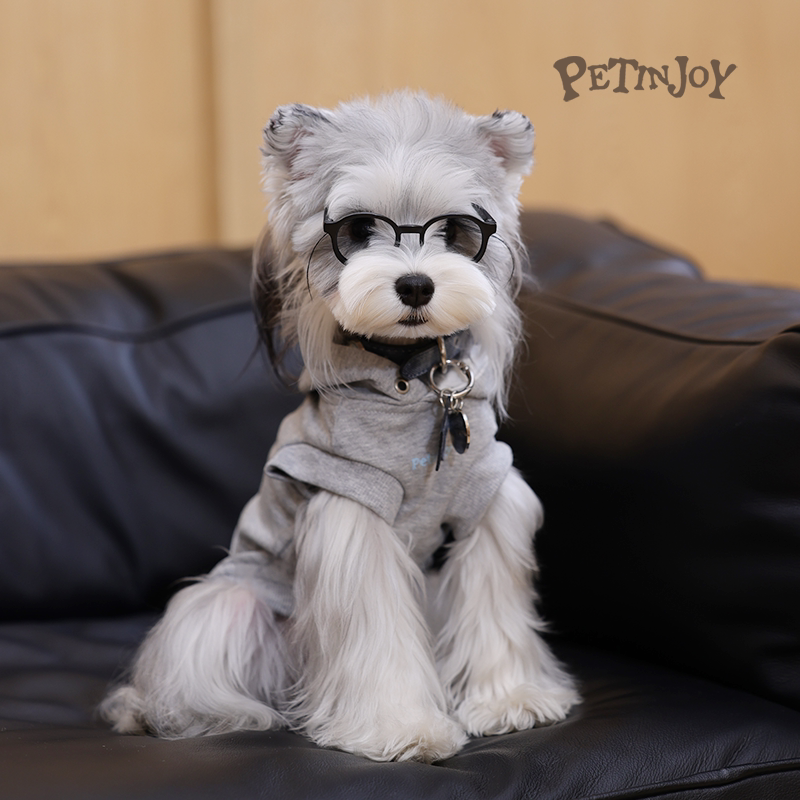 Petinjoy 「波尔卡Hoodie」印花波点春季新款纯棉宠物卫衣
