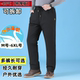 男外穿青中老年加厚冬厚款 大码 男士 羽绒裤 可拆卸宽松透气爸爸棉裤