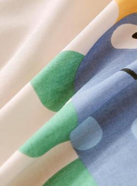 0252021026舍全棉喷气AB三件套学生宿喷气版纯棉卡通系2列单人床