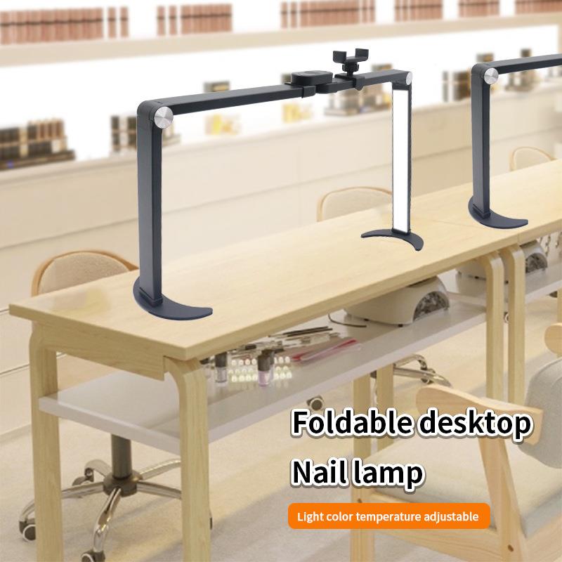 境桌面美跨甲叠光458灯可折触碰款小体积便用美甲照明多功补能补