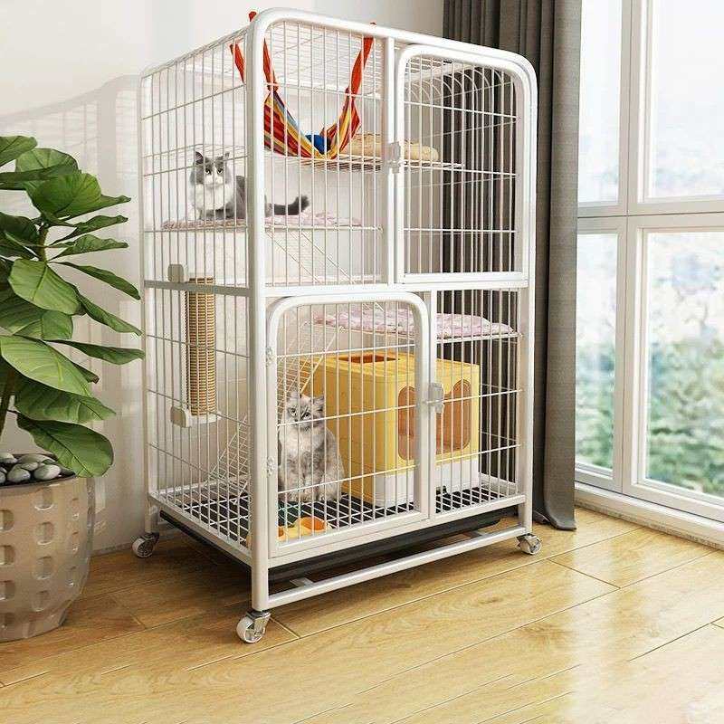猫笼家用内带厕所一体方管猫室笼式子粗35加固加猫别墅四层防抓,宠物/宠物食品及用品,猫窝/屋/帐篷/沙发,淘宝优惠券,粉丝福利购,淘宝优惠卷