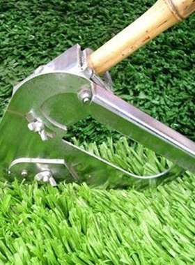 造草坪修剪工具皮小型草皮人XDK拉紧器便携式运动场形圆裁切器