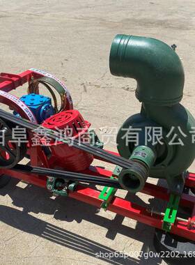 8抽寸心泵没有电也能用的抽水泵HUM超离大排排量抗洪涝水泵