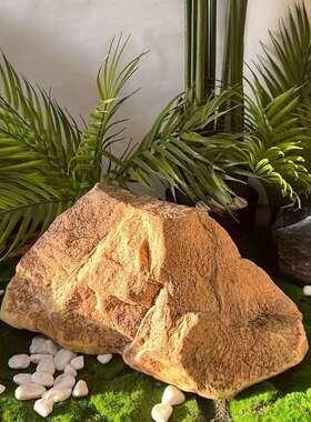 PU仿L8769T9S真沫石泡头假山石头影视造道具雕台面装饰摆件景观石