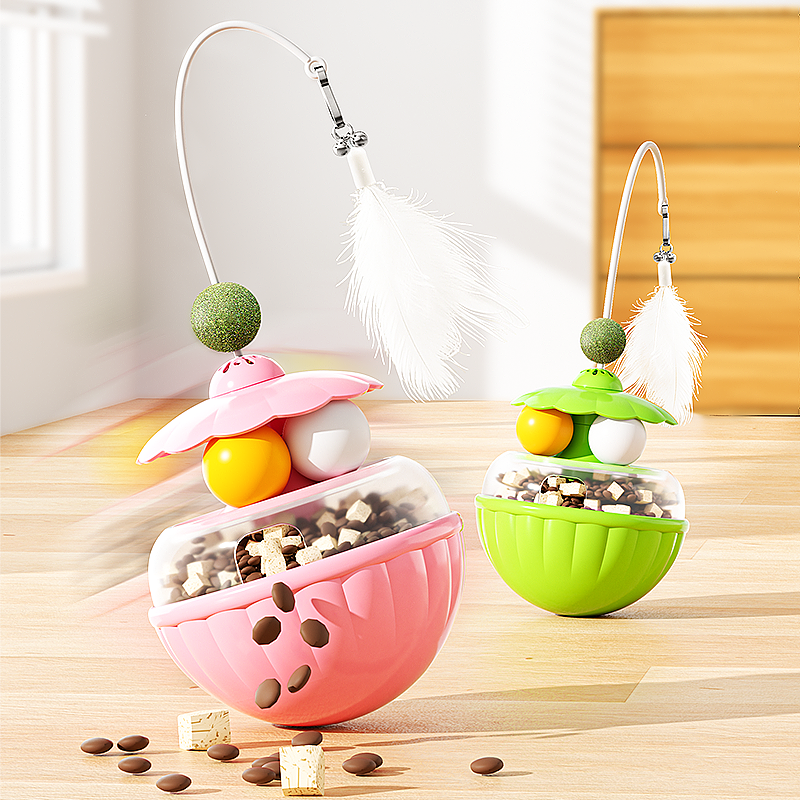 猫玩具逗猫棒猫咪羽毛铃铛不倒翁漏食转盘自嗨解闷神器小猫薄荷球,宠物/宠物食品及用品,逗猫棒,淘宝优惠券,粉丝福利购,淘宝优惠卷