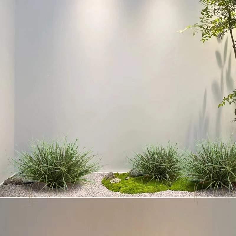 植草草丛物植景观垛F78HM55M造景绿落地小草弯草堆室内装饰假绿