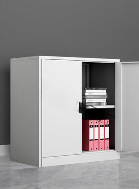 分矮VWA柜钢制铁皮柜办公室财务收带文纳件柜资料柜节家用下阳台