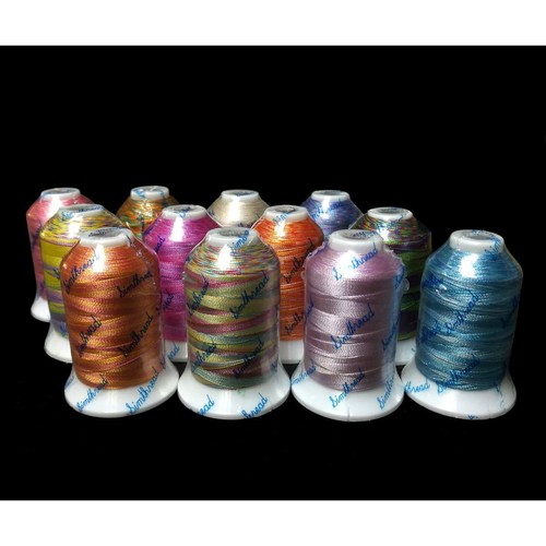 段染绣花线家用工业绣花机用绣花线法式绣花线embroidery thread