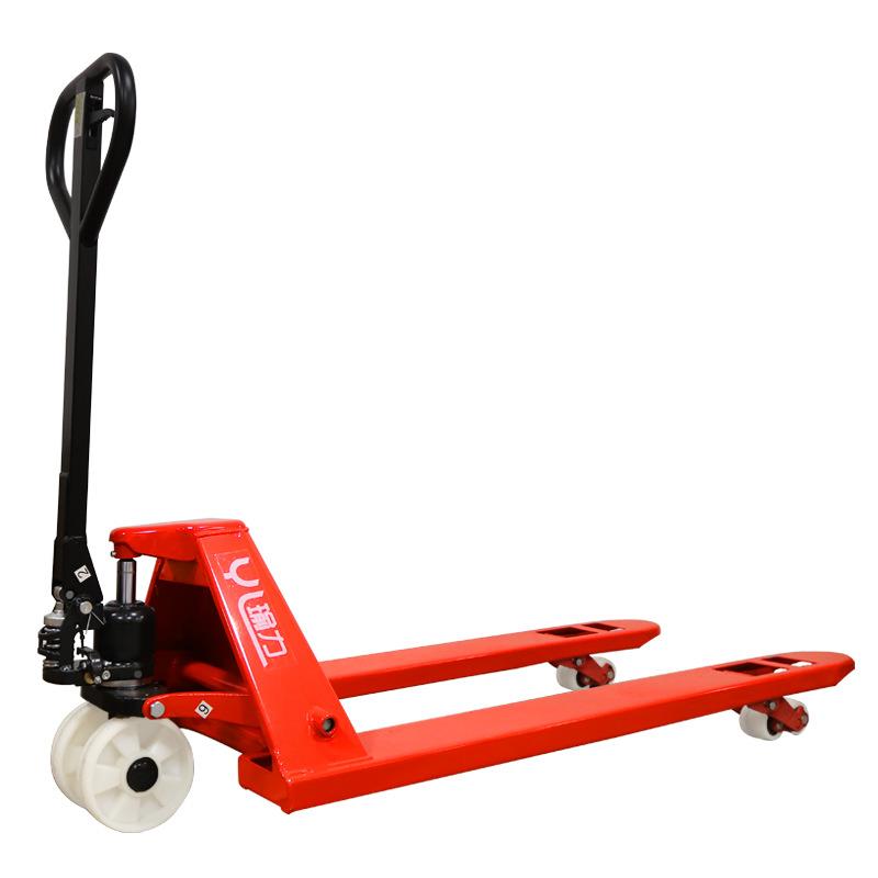 UIQ手动叉车压搬运车2TT车托人力液地牛手盘推装卸铲车优惠