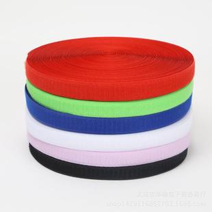 厂价混ILG现货纺粘扣带黑术白子母贴彩色雌雄贴毛刺魔贴