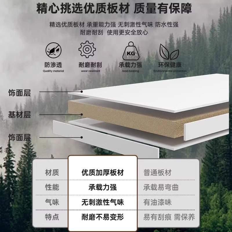 2025新款奶油风床头柜家用卧室小型简约现代床边柜收纳柜储物柜子