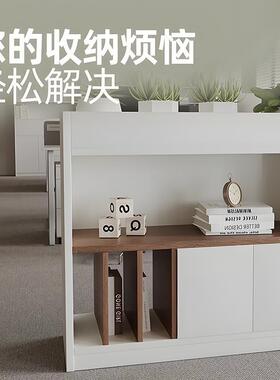 公室质隔断柜文件柜DTG时尚办装饰屏风花槽柜储空物木收纳镂置物