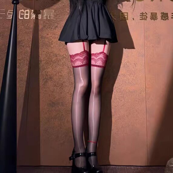 暴躁的兔子GR「驾驭•流萤」性感3D超薄极光吊带袜丝袜女波纹吊带