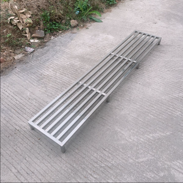 承重500斤室外不锈钢花架单层置物架阳台花架长条花架子304可定制