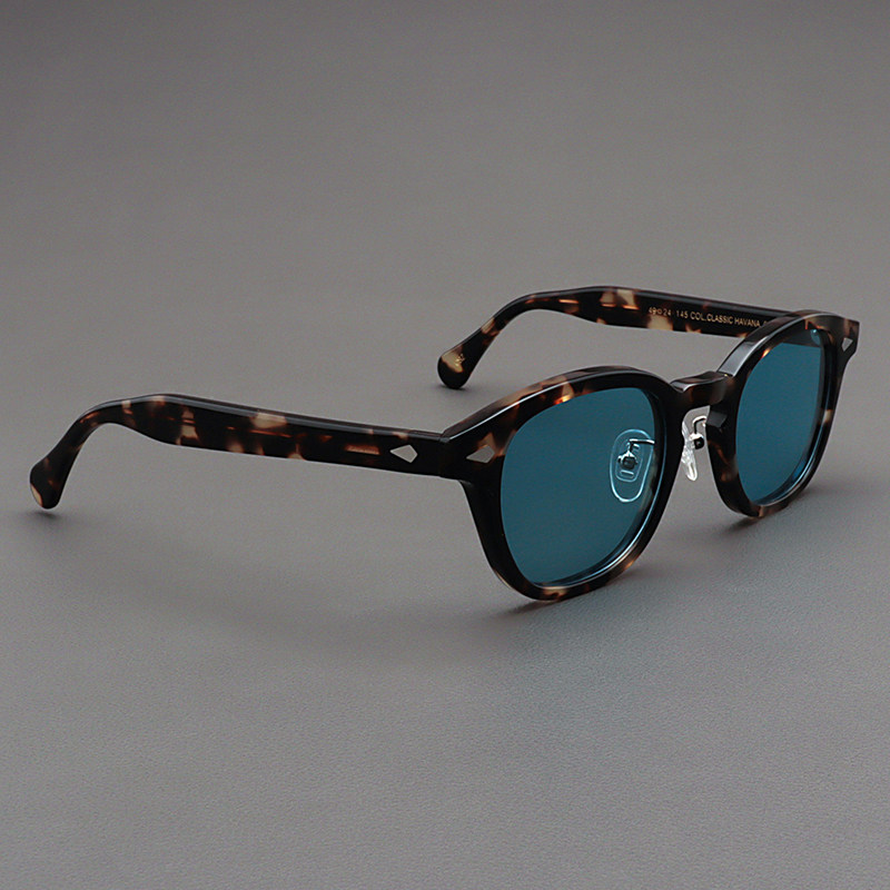thumbnail for MOSCOT LEMTOSH GLASSES WOMEN'S OVAL SUNGLASSES WITH NOSE PADS VINTAGE BLACK TORTOISESHELL FRAME SUNGLASSES MEN