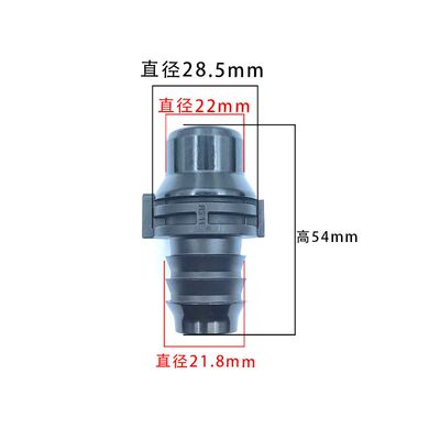 NW16冷却水管接头公母直弯发动机散热水箱快插新能源冷液水嘴堵头