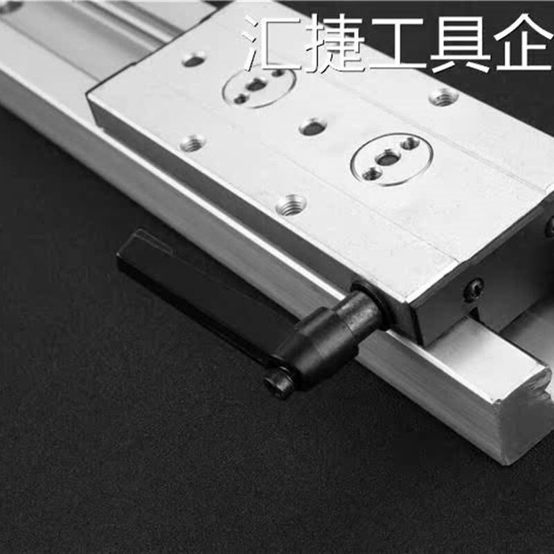 *直线导轨滑台滑块内滚轮轴承工业轨道SGR置双轴心导轨方型铝材直