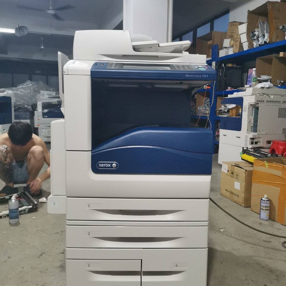 施乐7835 7855彩色激光复印机铜版纸不干胶印刷大型商用图文办公