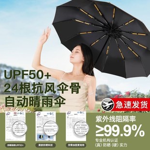 72骨全自动雨伞男大量广告伞女晴雨遮Q阳防晒紫外线太阳伞