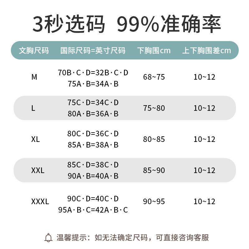 新款直销新款前扣大码钢圈舒适文胸乳胶胸垫按扣轻透聚拢女薄款调
