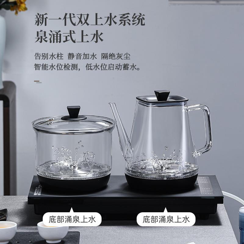 直销新款全自动上水电热水壶家用泡茶专用抽水式双加水保温恒温一