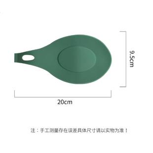 直销硅胶搁勺垫家用隔热汤勺垫加厚耐高温勺子垫厨具置物垫现 新款