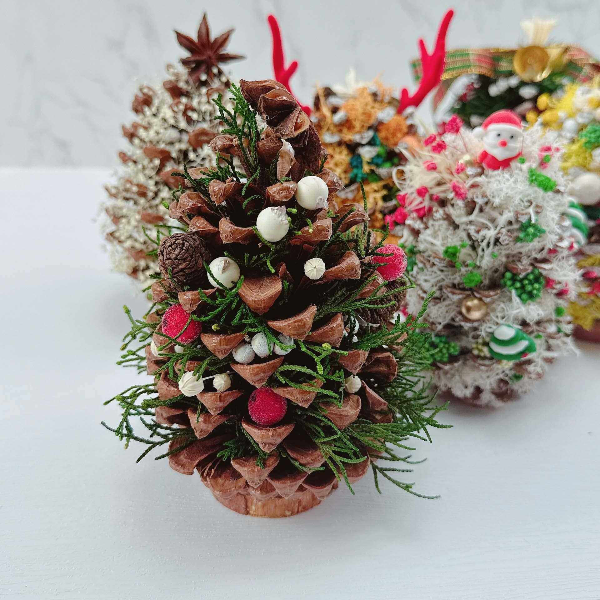 直销新款永生花diy圣诞树手工材料包 圣诞节新款圣诞礼物桌面装饰,家居饰品,餐桌花艺,淘宝优惠券,粉丝福利购,淘宝优惠卷