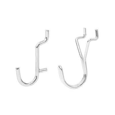 新款直销五金货架少女洞洞板挂钩U型挂钩V型金属钩货架洞板配件钩