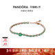 Pandora潘多拉奥莱闪耀Pavé密镶网球手链绿色素链